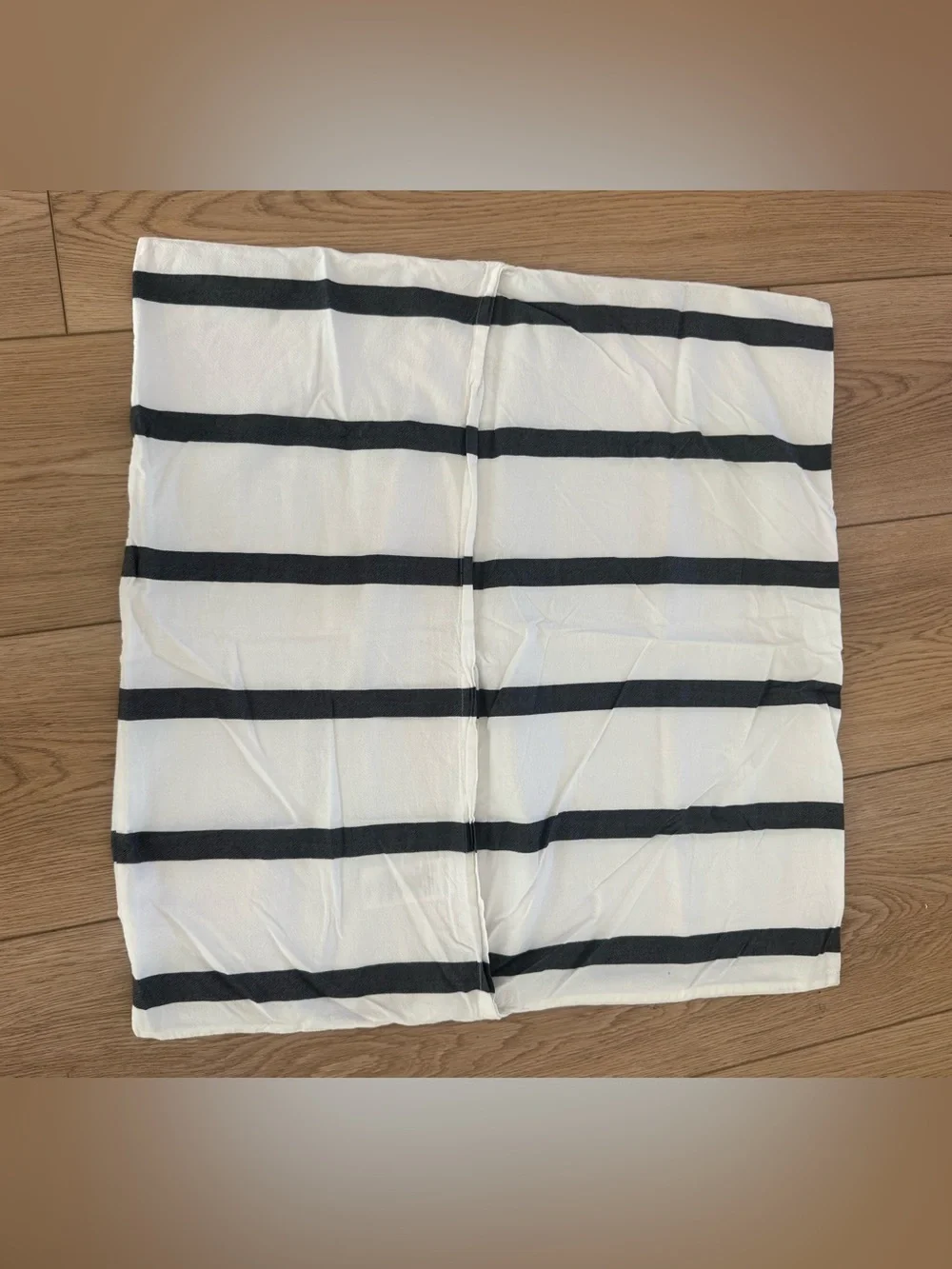 THREE West Elm Black/White Euro Shams